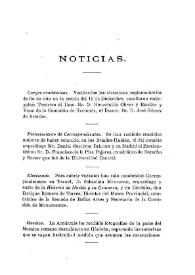 Noticias. Boletín de la Real Academia de la Historia, tomo 36 (enero 1900). Cuaderno I