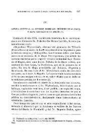 Noticia adicional al informe sobre los orígenes de la carta o mapa geográfico de España