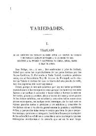 Traslado de los capítulos del tratado de paces entre las coronas de Castilla y de Portugal firmado en Toledo a 16 de marzo de 1480, relativos a la posesión y pertenencia de Guinea, costas, mares e islas de África