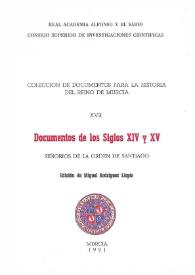 Documentos de los Siglos XIV y XV : Señoríos de la Orden de Santiago