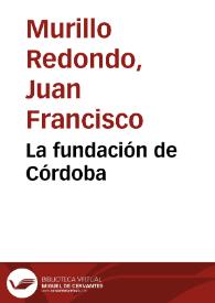 La fundación de Córdoba