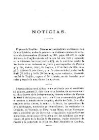Noticias. Boletín de la Real Academia de la Historia, tomo 39 (diciembre 1901). Cuaderno VI