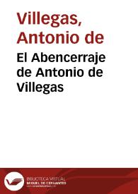 El Abencerraje de Antonio de Villegas