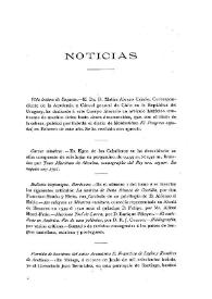 Noticias. Boletín de la Real Academia de la Historia, tomo 42 (abril 1903). Cuaderno IV