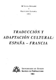 Traducción y adaptación cultural: España-Francia