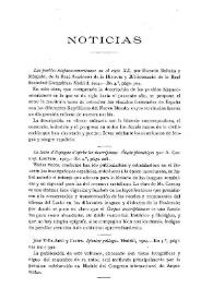 Noticias. Boletín de la Real Academia de la Historia, tomo 44 (1904). Cuaderno IV