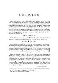 Noticias. Boletín de la Real Academia de la Historia, tomo 46 (febrero 1905). Cuaderno II
