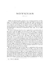 Noticias. Boletín de la Real Academia de la Historia, tomo 46 (junio 1905). Cuaderno VI