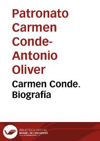 Carmen Conde. Biografía