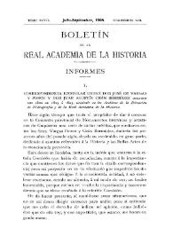 Correspondencia epistolar entre D. José Vargas y Ponce y D. Juan Agustín Ceán Bermúdez, durante los años de 1803 a 1805, existente en los Archivos de la Dirección de Hidrografía y de la Real Academia de la Historia