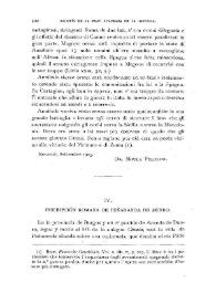 Inscripción romana de Peñaranda de Duero