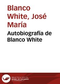 Autobiografía de Blanco White
