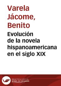 Evolución de la novela hispanoamericana en el siglo XIX