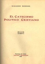 El catecismo político cristiano