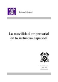 La movilidad empresarial en la industria española