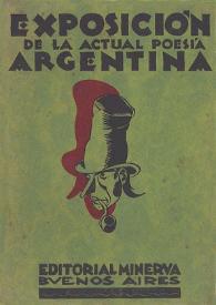 Exposición de la actual poesía argentina (1922-1927)