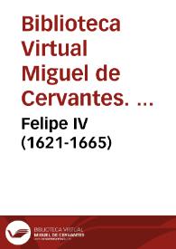 Felipe IV (1621-1665)