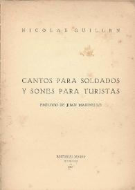 Cantos para soldados y sones para turistas ( 1937)