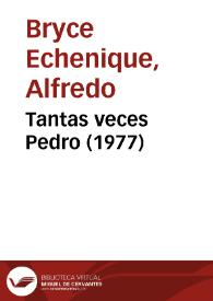 Tantas veces Pedro (1977)