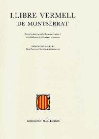 Llibre Vermell de Montserrat