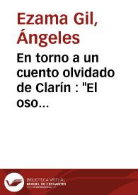 En torno a un cuento olvidado de Clarín : 