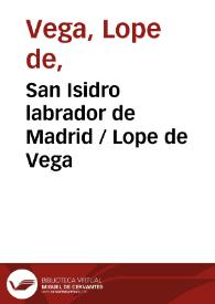 San Isidro labrador de Madrid