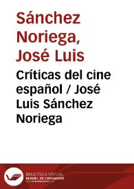Críticas del cine español