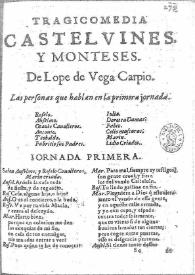 Castelvines y Monteses : tragicomedia
