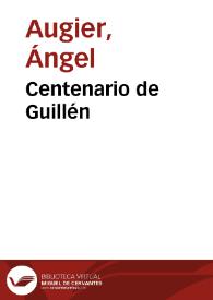 Centenario de Guillén