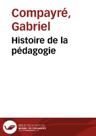 Histoire de la pédagogie