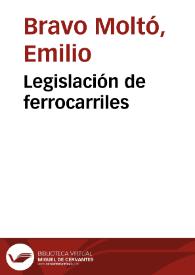 Legislación de ferrocarriles