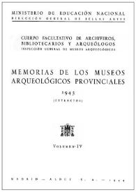 Museo Arqueológico Municipal de Elche (Alicante) [Memoria 1943]