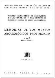Museo Arqueológico Municipal de Elche (Alicante) [Memoria 1945]