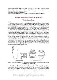 Materiales arqueológicos ibéricos en la Aquitania