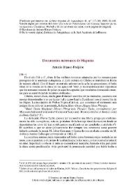 Documentos metroacos de Hispania