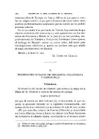 Inscripciones romanas de Villaricos, Villatuerta y Carcastillo