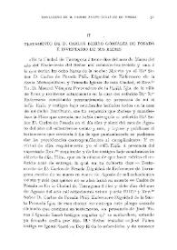 Testamento de D. Carlos Benito González de Posada e inventario de sus bienes