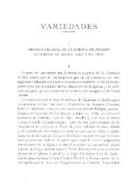Archivo general de la Corona de Aragón. El profesor Dr. Enrique Finke y sus obras