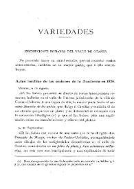Inscripciones romanas del valle de Otañes [I]