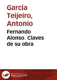 Fernando Alonso. Claves de su obra