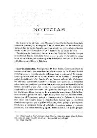 Noticias. Boletín de la Real Academia de la Historia, Vol. 55. Cuaderno V