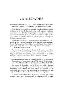 Fray Hernando de Talavera y su intervención en las negociaciones de Colón con los Reyes Católicos