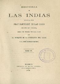 Historia de las Indias. Tomo 4