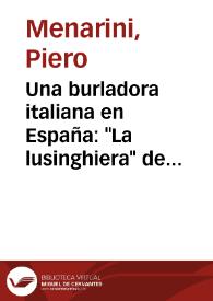 Una burladora italiana en España: 