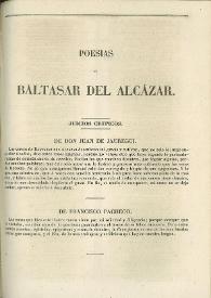 Poesías de Baltasar del Alcázar