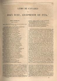 Libro de Cantares de Juan Ruiz, Arcipreste de Hita