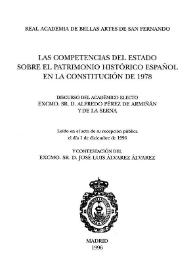 Las competencias del Estado sobre el Patrimonio Histórico Español en la Constitución de 1978