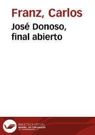 José Donoso, final abierto
