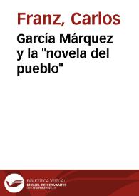 García Márquez y la 