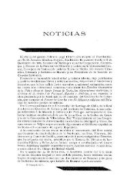 Boletín de la Real Academia de la Historia, tomo 62 (marzo 1913). Cuaderno III. Noticias